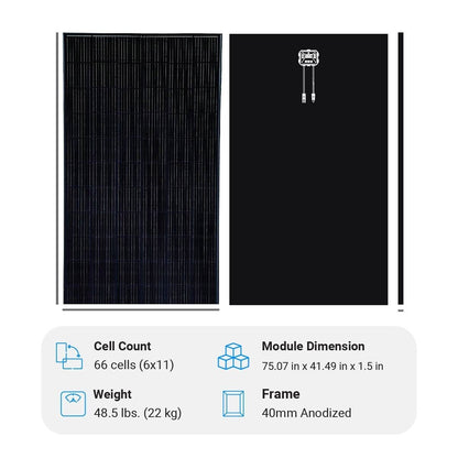 Mission Solar Panel 395W Pallet of 26 - MSE395SX9R